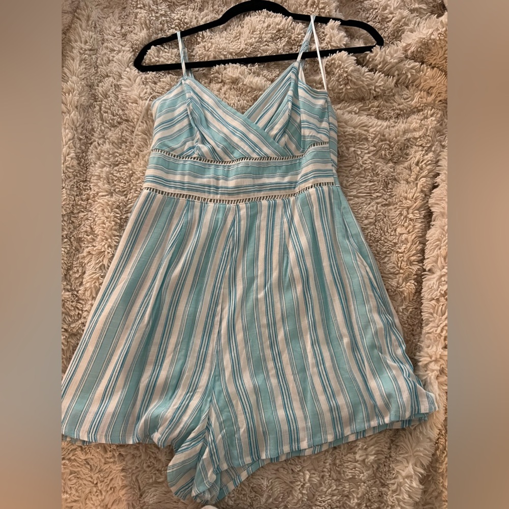 Francesca’s Striped Romper